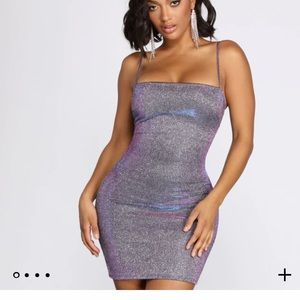 Glitter body con dress